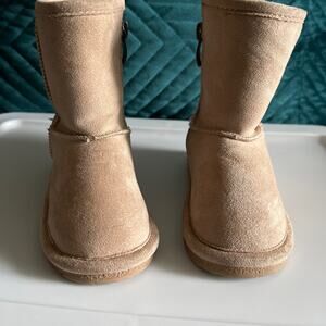Cupcakes Couture Girls Lil Comfy Boots US Size 6M Tan Glitter